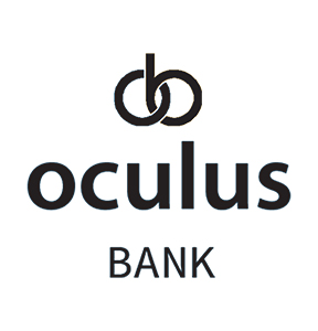 Oculusbanks Primary Logo in BW